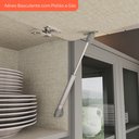 Ver mais imagens de Armário Aéreo 1 Porta Basculante 80cm Emily Espresso Móveis Cinza