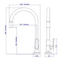 Ver imagem 4 de Torneira Cozinha Mesa Deca Motion Cromado Fendi 1167.c23.fd