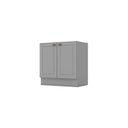 Ver imagem 3 de Balcão para Cozinha 2 Portas 80cm Emily Espresso Móveis