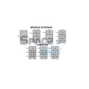 Ver imagem 3 de CONJ 10 TAMPAS 1/6 Em INOX Com ABERTURA Para Colher e Conchas Para CUBAS Em INOX 1/6 Originais ZAHAV