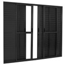 Ver imagem 2 de Porta Balcão de Alumínio 6 Folhas 210 X 180cm com Fechadura Linha 25