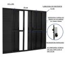 Ver imagem 3 de Porta Balcão de Alumínio 6 Folhas 210 X 200cm com Fechadura Linha 25