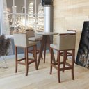 Ver imagem 5 de Kit 2 Banqueta Alta em Madeira Maciça