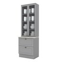 Ver imagem 2 de Paneleiro 2 Portas 2 Gavetas Emily Espresso Móveis