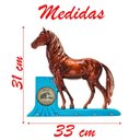 Ver imagem 2 de Porta Chaves Cavalo Crioulo Brasão 33cm