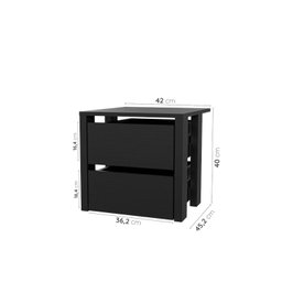 Kit Gavetas Hera 42cm Hera CabeCasa MadeiraMadeira - 3