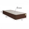 Colchão Solteiro Apolospuma de Dreemy Ultra D33 78x188x25 Marrom com Branco  - 3
