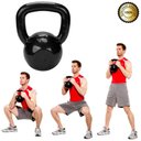 Ver imagem 2 de Kettlebell 06Kg Emborrachado Fundidos Fitness Academia