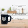 Jogo 2 Caneca Amassada 320ml para Chá Cappuccino - Preta - 4