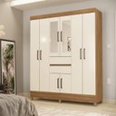 Ver mais imagens de Guarda Roupa Casal 8 Portas com Espelho 82060el Amendola Off White Demobile