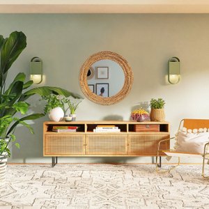 Espelho Decorativo Corda Bananeira 70cm In House Decor