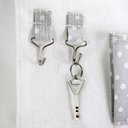 Ver imagem 2 de Organizador Porta Trecos P/ Pendurar C/ 6 Bolsos - Linha Loft Cinza