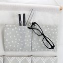 Ver imagem 4 de Organizador Porta Trecos P/ Pendurar C/ 6 Bolsos - Linha Loft Cinza