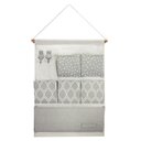 Ver imagem 1 de Organizador Porta Trecos P/ Pendurar C/ 6 Bolsos - Linha Loft Cinza