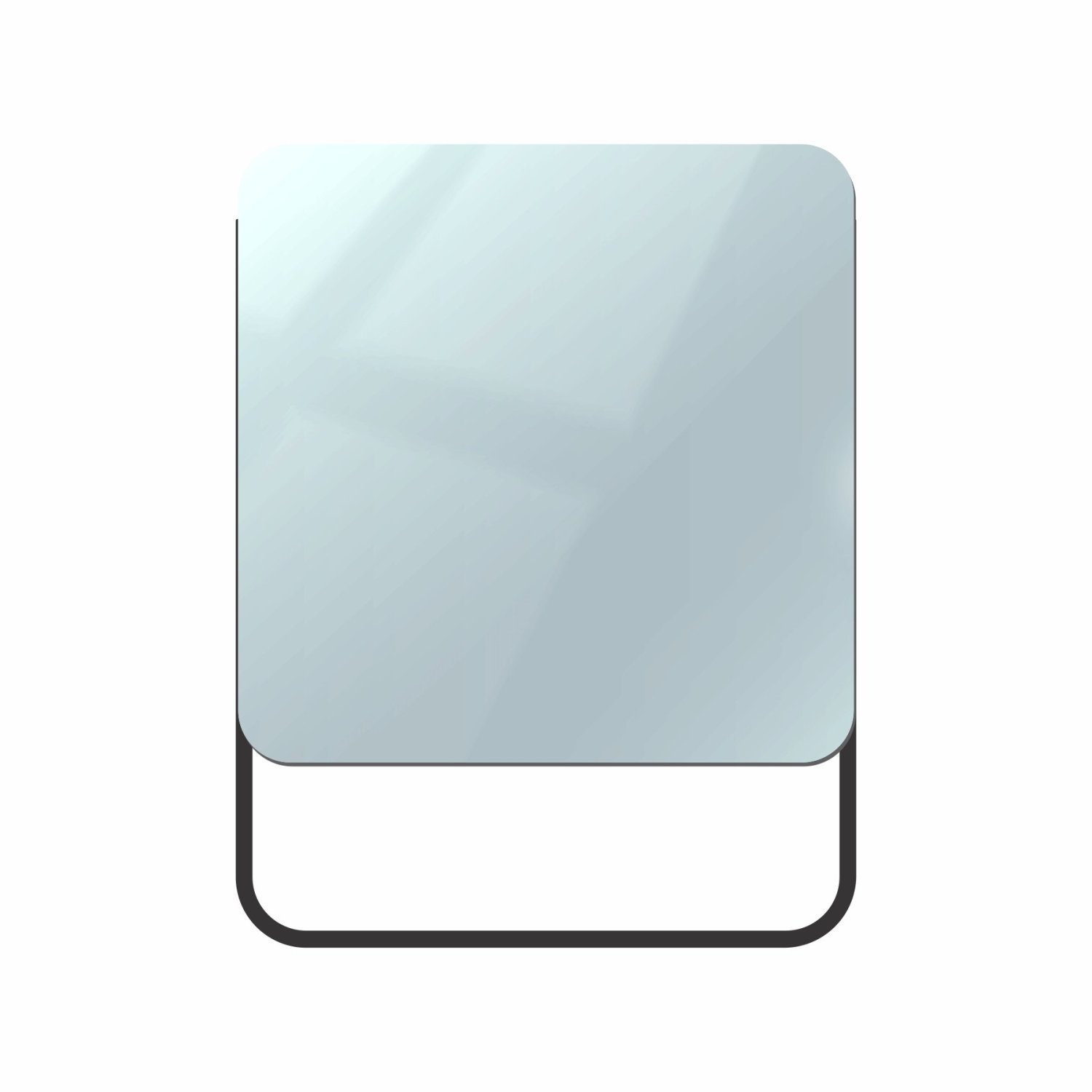 Espelho Funcional Quadrado 70x50cm Pratic Square In House Decor - 1