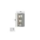 Ver imagem 4 de Armário Aéreo 1 Porta 40cm Emily Espresso Móveis