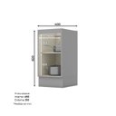 Ver imagem 4 de Módulo Balcão de Cozinha 1 Porta 40cm Emily Espresso Móveis