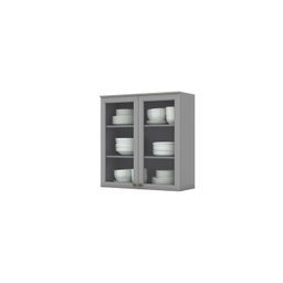Armário Aéreo 2 Portas 80cm Emily Espresso Móveis - 7 Armário Aéreo 2 Portas 80cm Emily Espresso Móveis - 7