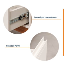 Rack Para TV até 55 Polegadas Tiê CabeCasa MadeiraMadeira - 3