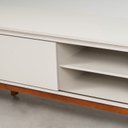Ver imagem 7 de Rack para TV até 84 Polegadas 100% MDF 218cm Pés em Madeira Maciça Tiê CabeCasa MadeiraOriginals Branco