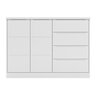 Jogo de Quarto Infantil Pérola com Guarda Roupa e Cômoda Branco - Phoenix Baby - 5