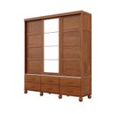 Ver imagem 2 de Guarda Roupa 3P Correr Cedro Alpha