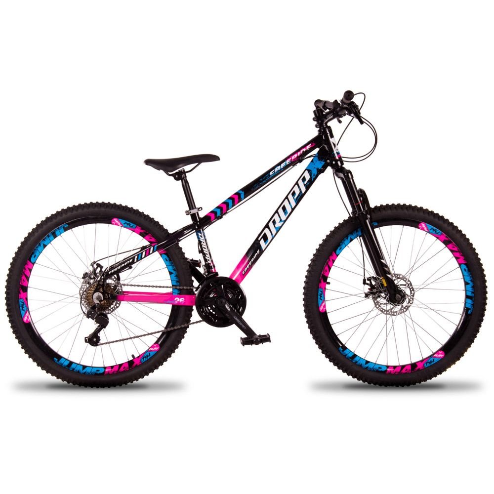 Bicicleta Freeride Aro 26 Quadro 13 Alumínio 21v Freio a Disco