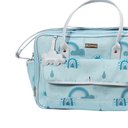 Ver imagem 2 de Bolsa De Maternidade Média Arco-Íris Momole Azul