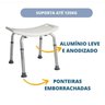 Banco Banqueta Banho Idoso Regulável 130kg Sc200 Hidrolight - 3