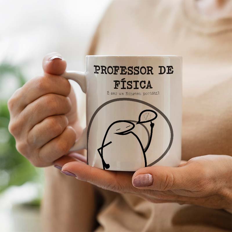 Caneca Flork professor de física portátil - 2