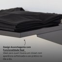 Ver imagem 7 de Closet Aberto Modular para Solteiro 65cm Legacy 10 Preto