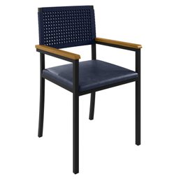 Conjunto 8 Cadeiras com Corda Náutica e Mesa Tampo Madeira Maciça - Madri - Paonanda Decor - 3