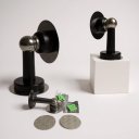 Ver imagem 2 de Trava Porta Pino Magnético Preto Adesivo/ Parafusado