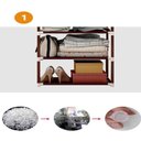 Ver imagem 5 de Guarda Roupa Portatil Arara Cabideiro 3 Prateleiras Organizador Armario Brinquedos