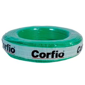 Cabo Flexível 2,5mm x 100m Verde Corfio