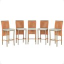 Ver imagem 1 de 5 Banqueta em Alumínio Roma Fendi Corda Náutica Tecido 3
