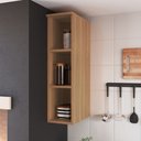Ver imagem 1 de Nicho Decorativo para Cozinha Isabelle Bege/Freijó