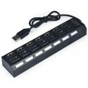 Ver imagem 1 de Hub 7 Portas Usb 2.0 Com Switch E Led