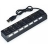 Hub 7 Portas Usb 2.0 Com Switch E Led - 1