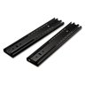 2 (1 Par) Corrediças Black Trilho Telescópico 24cm Gavetas - 5