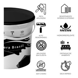 Cimento Queimado Rústico Decora Fácil Efeito Decorativo - 3.6l - Azul Petra - 4
