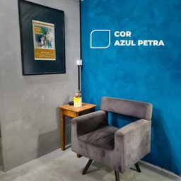 Cimento Queimado Rústico Decora Fácil Efeito Decorativo - 3.6l - Azul Petra - 2