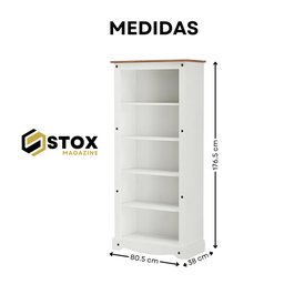 Estante Multiuso em Madeira Maciça - 3