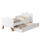 Ver imagem 2 de Mini Cama Angel com Auxiliar em MDF Branco