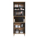 Ver imagem 4 de Armário Torre Quente 0,80m 2 Fornos 3 Portas Isabelle