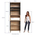 Ver imagem 5 de Armário Torre Quente 0,80m 2 Fornos 3 Portas Isabelle