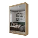 Ver imagem 3 de Guarda Roupa Solteiro Espelho 2 Portas em Perfect Lugano
