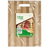 Kit Churrasco 2 Peças Garfo e Faca Cabo Madeira Longo + Tabua de Corte Bambu 33x23cm com Alça - 6