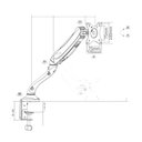 Ver imagem 2 de Suporte de Mesa Articulado para Monitor de 13 a 27 Brasforma