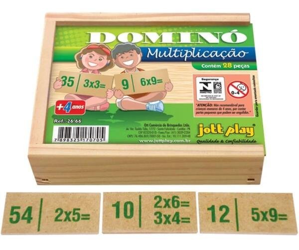 Kit Jogos Dominó 28 Peças Ossos E Baralho 54 Cartas 3 Dados